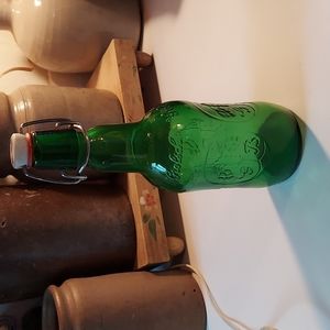Vintage Green Grolsch Beer Bottle